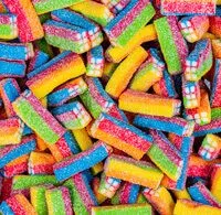 Fizzy Rainbow Bricks
